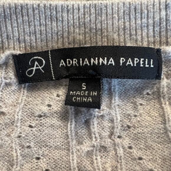 ADRIANNA PAPPEL BELL SLLEVE CREW NECK SOFT SWEATER - Picture 5 of 7